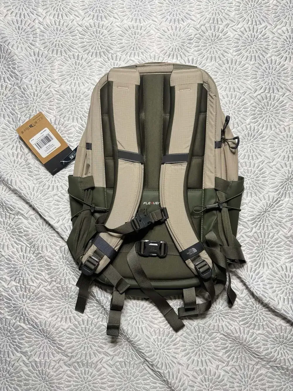 The North Face Borealis Backpack Mushroom Grey Olive Green New